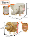 スツールアニマルスツール椅子オットマンインテリアイスチェアかわいいキッズ動物恐竜1人掛け腰掛けプレゼントギフト子供
