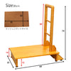 手すり付き踏み台木製ステップ昇降台補助台玄関台踏み台ステップ台手すり介護玄関段差【完成品】